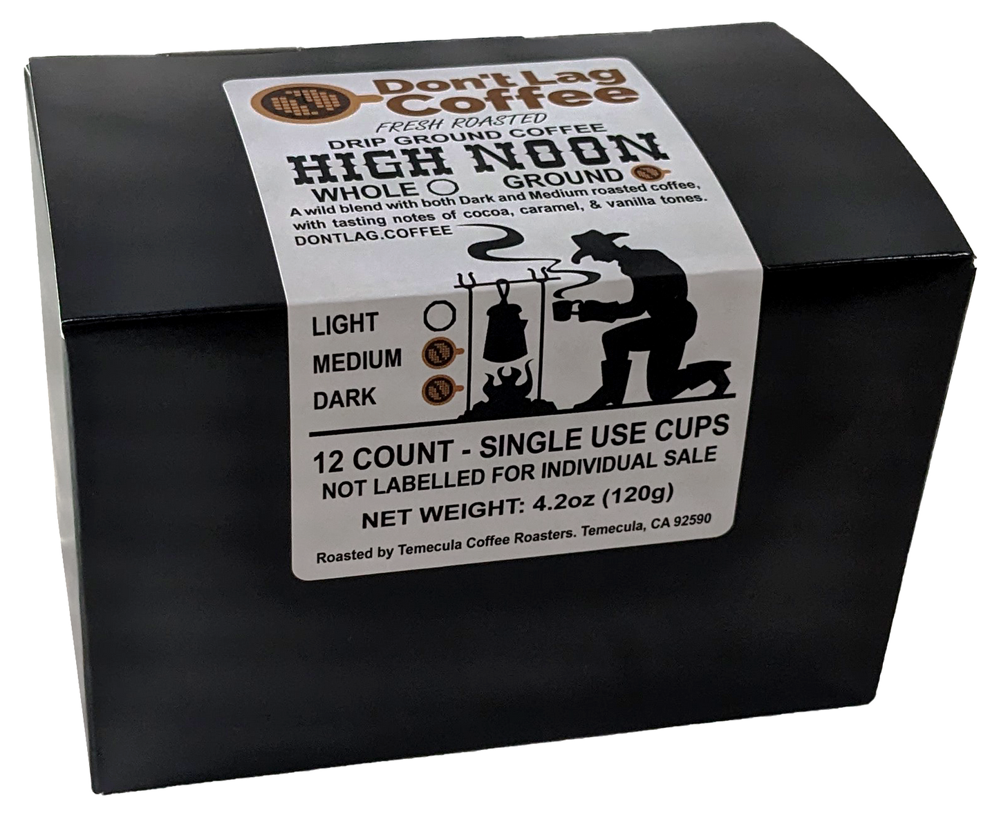 High Noon K Style Cup (Medium/Dark Roast) - 12 Pack